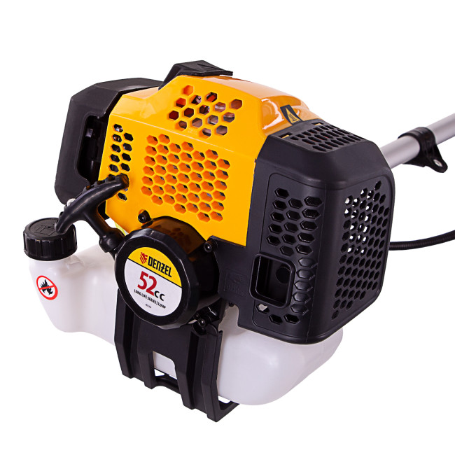 Триммер бензиновый DGT 520, 52 см3, 3 л. с, неразъемная штанга, состоит из 2 частей Denzel Триммер бензиновый DGT 520, 52 см3, 3 л. с, неразъемная штанга, состоит из 2 частей Denzel