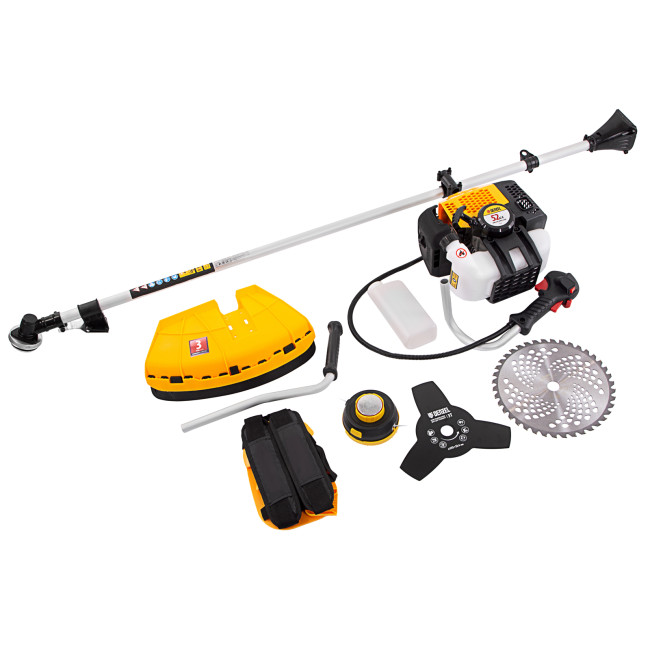 Триммер бензиновый DGT 520, 52 см3, 3 л. с, неразъемная штанга, состоит из 2 частей Denzel Триммер бензиновый DGT 520, 52 см3, 3 л. с, неразъемная штанга, состоит из 2 частей Denzel