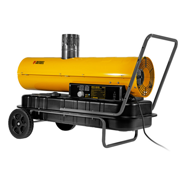 Дизельная тепловая пушка NHG-30i, 30 кВт, 750 м3/ч, непрямой нагрев, цифровой термостат Denzel Дизельная тепловая пушка NHG-30i, 30 кВт, 750 м3/ч, непрямой нагрев, цифровой термостат Denzel