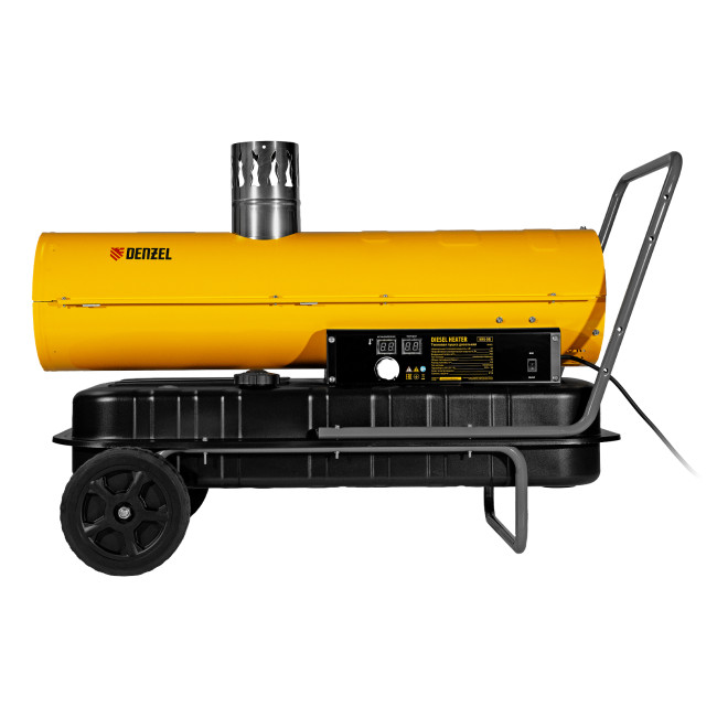 Дизельная тепловая пушка NHG-30i, 30 кВт, 750 м3/ч, непрямой нагрев, цифровой термостат Denzel Дизельная тепловая пушка NHG-30i, 30 кВт, 750 м3/ч, непрямой нагрев, цифровой термостат Denzel