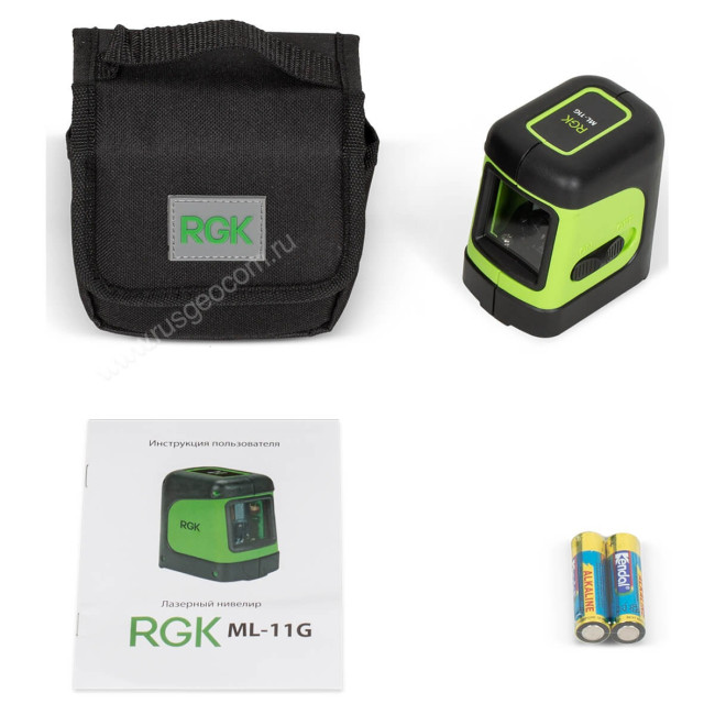 Лазерный уровень RGK ML-11G с калибровкой Лазерный уровень RGK ML-11G с калибровкой