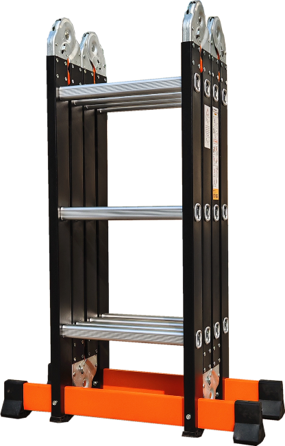 Лестница трансформер стальная, алюминиевые ступени 4x5 ТАЛМЕТ/TALMET TM-505С