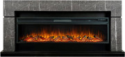 Каминокомплект Lindos 60 SFT - Серый мрамор с очагом Vision 60 LOG LED