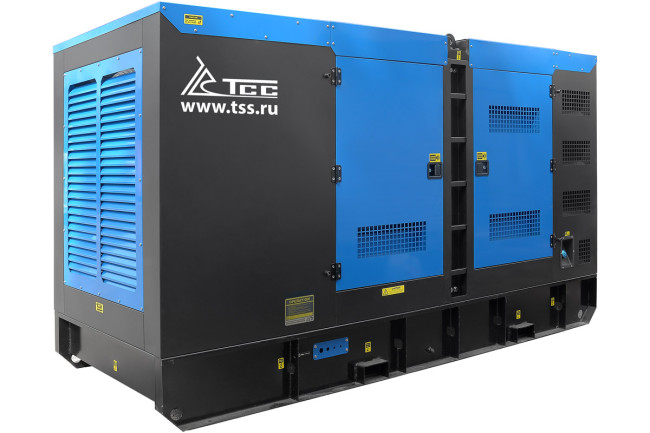 Дизельный генератор ТСС АД-250С-Т400 в шумозащитном кожухе Дизельный генератор ТСС АД-250С-Т400 в шумозащитном кожухе