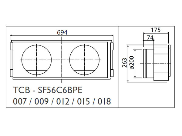 Toshiba Фланец воздушный стандартный (TCB-SF56C6BPE) Toshiba Фланец воздушный стандартный (TCB-SF56C6BPE)