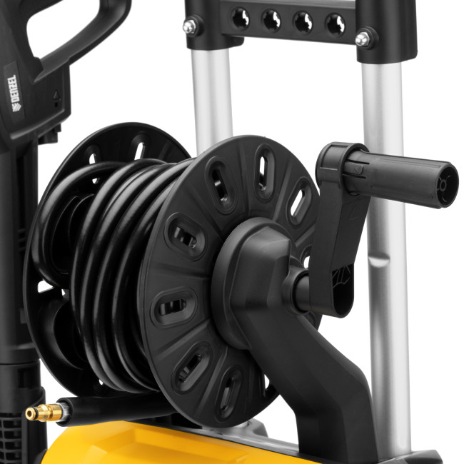 Моечная машина высокого давления R-180D, 2200 Вт, 180 бар, 380 л/ч, с барабаном Denzel