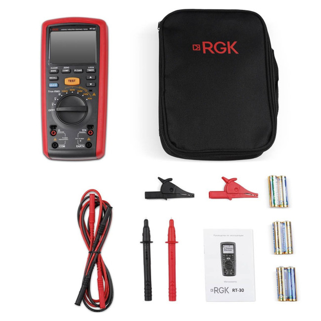 Цифровой мегаомметр RGK RT-30