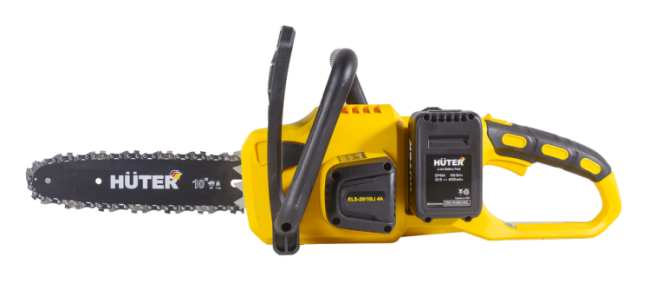 Электропила аккумуляторная ELS-20/10Li 4A Huter (с АКБ 4А*ч и ЗУ в комплекте)