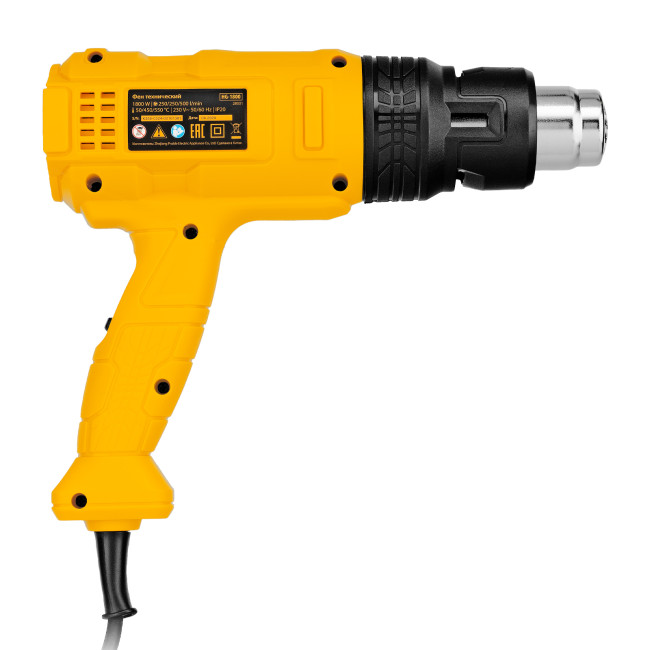 Фен технический HG-1800, 1800 Вт, 3 режима Denzel Фен технический HG-1800, 1800 Вт, 3 режима Denzel