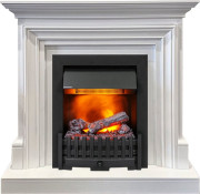 Каминокомплект Bradford - Белый с очагом Danville Black FB2 Каминокомплект Bradford - Белый с очагом Danville Black FB2