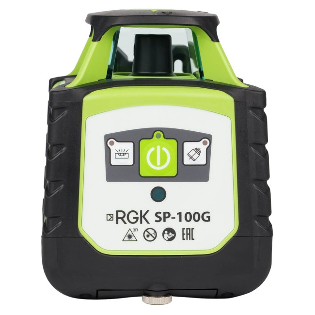 Комплект ротационного нивелира с элевационным штативом RGK SP-100G COMBO с калибровкой