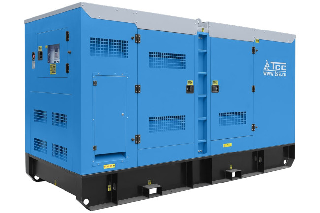 Дизельный генератор ТСС АД-300С-Т400 в шумозащитном кожухе Дизельный генератор ТСС АД-300С-Т400 в шумозащитном кожухе