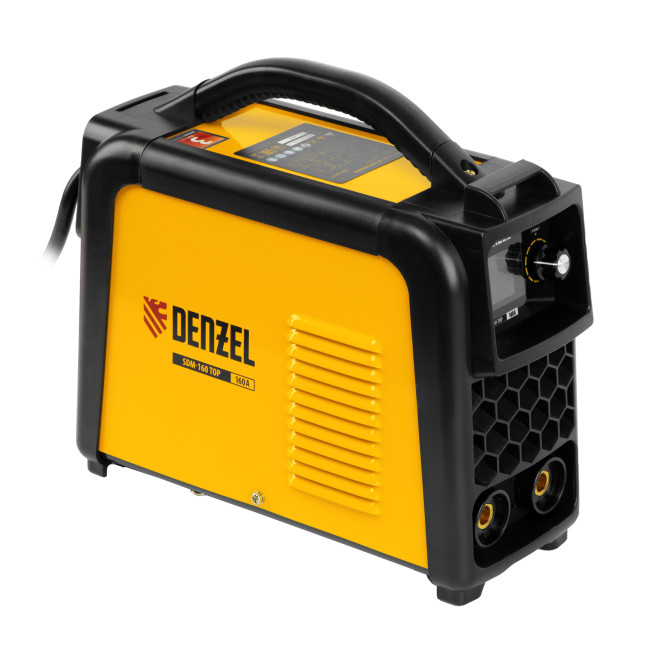 Аппарат инвертор. дуговой сварки SDM-160 Top, 160 А, ПВ 80% Denzel Аппарат инвертор. дуговой сварки SDM-160 Top, 160 А, ПВ 80% Denzel
