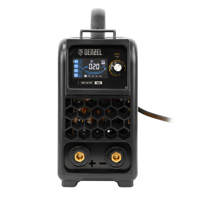 Аппарат инвертор. дуговой сварки SDM-160 Top, 160 А, ПВ 80% Denzel Аппарат инвертор. дуговой сварки SDM-160 Top, 160 А, ПВ 80% Denzel