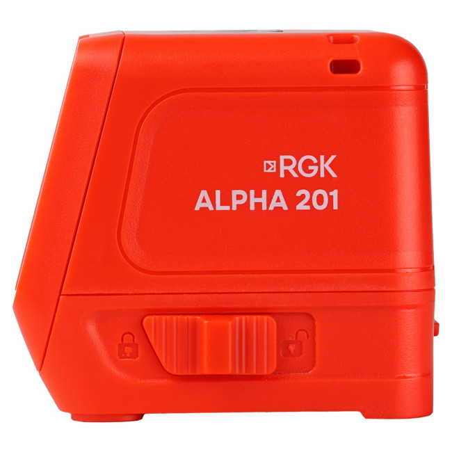 Лазерный уровень RGK ALPHA 201 с калибровкой с красным лучом Лазерный уровень RGK ALPHA 201 с калибровкой с красным лучом
