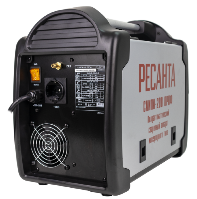 Сварочный полуавтомат Ресанта САИПА-200ПРОФ (MIG/MAG)
