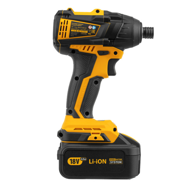 Винтоверт ударный аккумуляторный бесщет CID-IB-200 18В Li-Ion Denzel Винтоверт ударный аккумуляторный бесщет CID-IB-200 18В Li-Ion Denzel